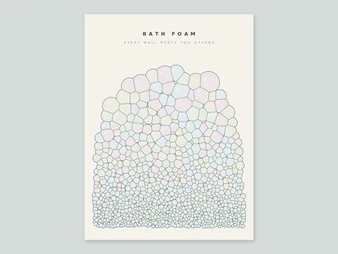Bath Foam: the artwork, shown flat