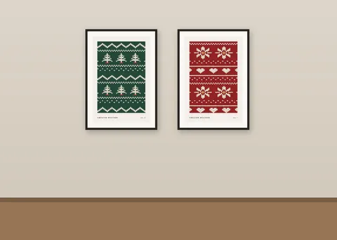 Sweater Weather shown in a room (illustrative mockup, frame not included)