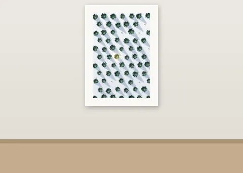 The Chosen Tree shown in a room (illustrative mockup, frame not included)